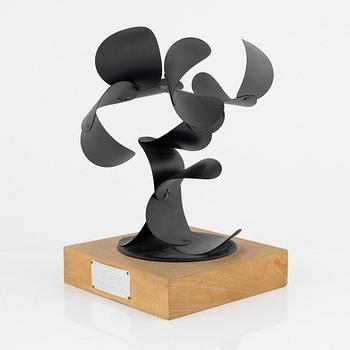 Sven Carlsson, a metal sculpture.