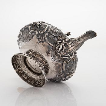 Joseph Angell, te- och kaffeservis, sterlingsilver, 7 delar, London 1817-1823.