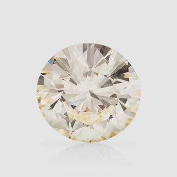 1164. A brilliant-cut unmounted diamond, 22.02 cts, quality N-O/VS1, good cut. HRD certificat.