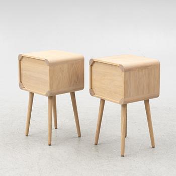 A pair of bedside tables, 'The Box One' Via Copenhagen.