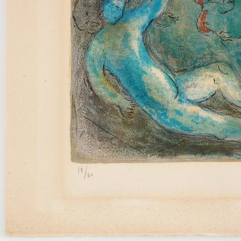 Marc Chagall, "Enlèvement de Chloé", from Daphnis et Chloé.