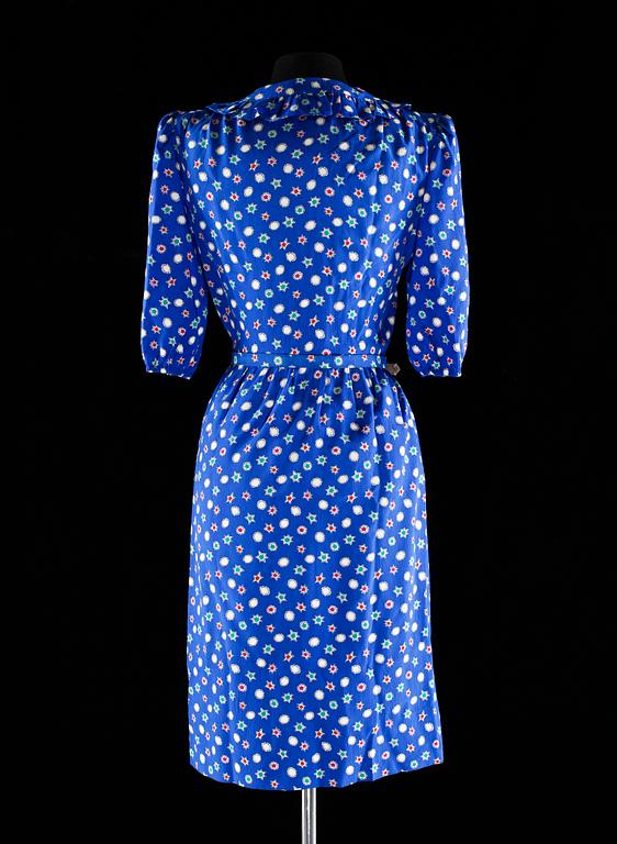 A 1980s silk dress by Nina Ricci.