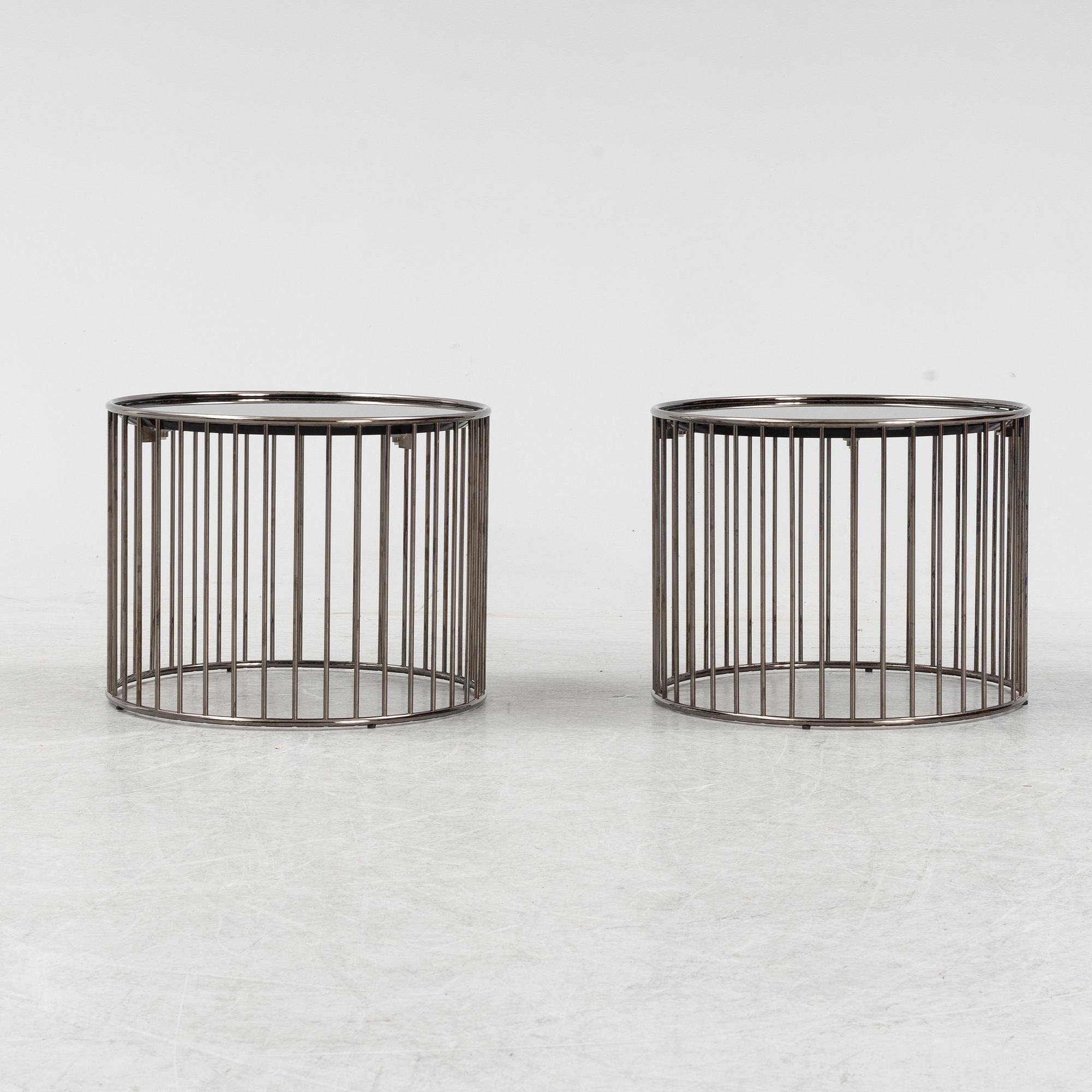 Rodolfo Dordoni, sidobord, ett par, "Caulfield", Minotti, Italien.