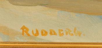 Gustav Rudberg, Southern Landscape.