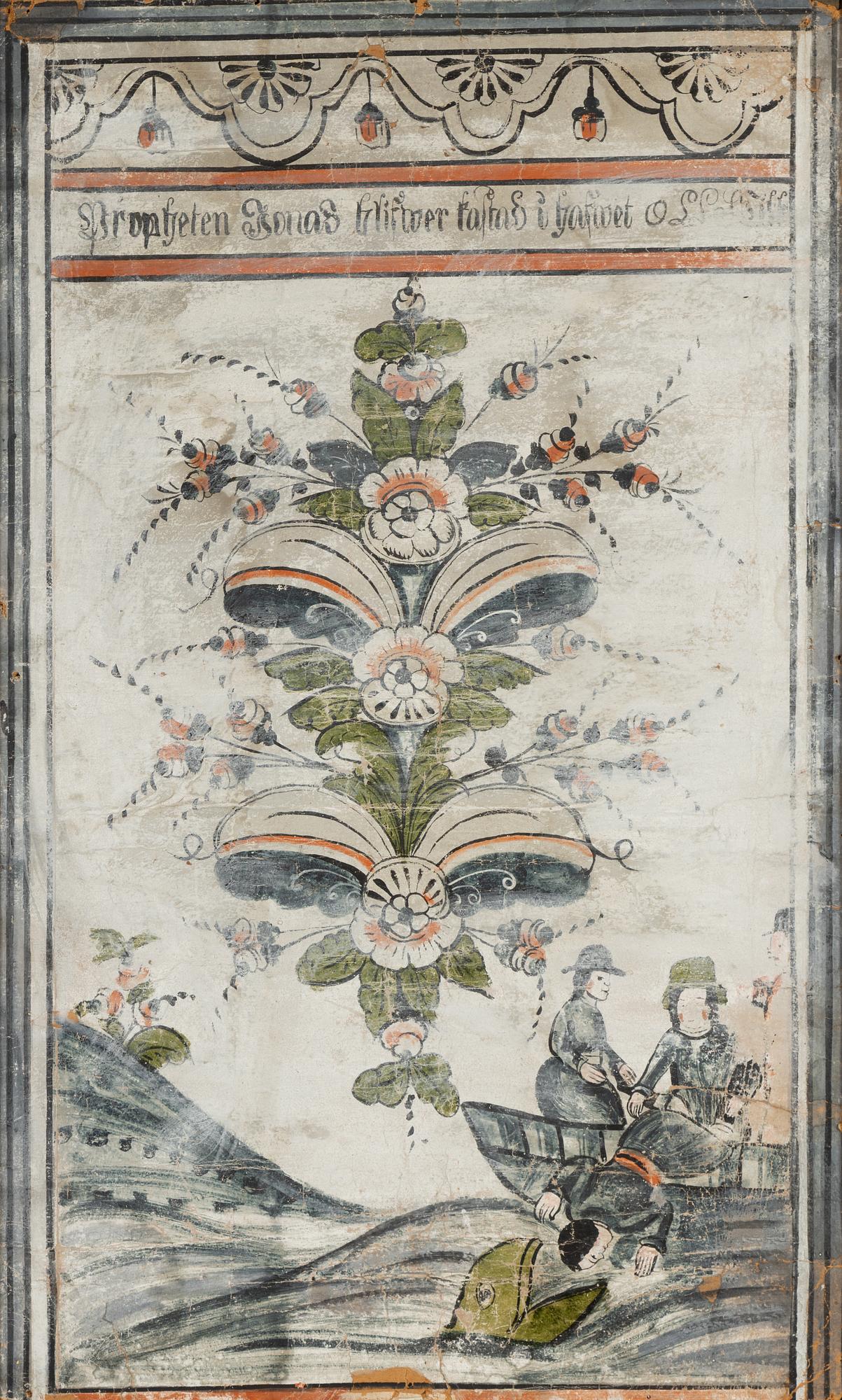 A traditional Swedish painting, 19th Century.