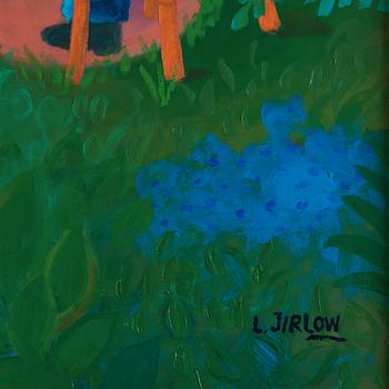 Lennart Jirlow, By the greenhouse in Provence.