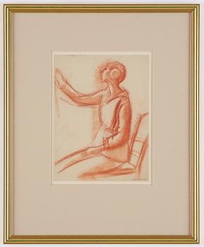 Isaac Grünewald, Sigrid paints.