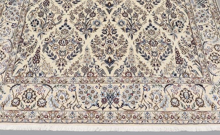 Matta, Figural Nain part silk s.k 9 LAA, ca 230 x 197 cm.