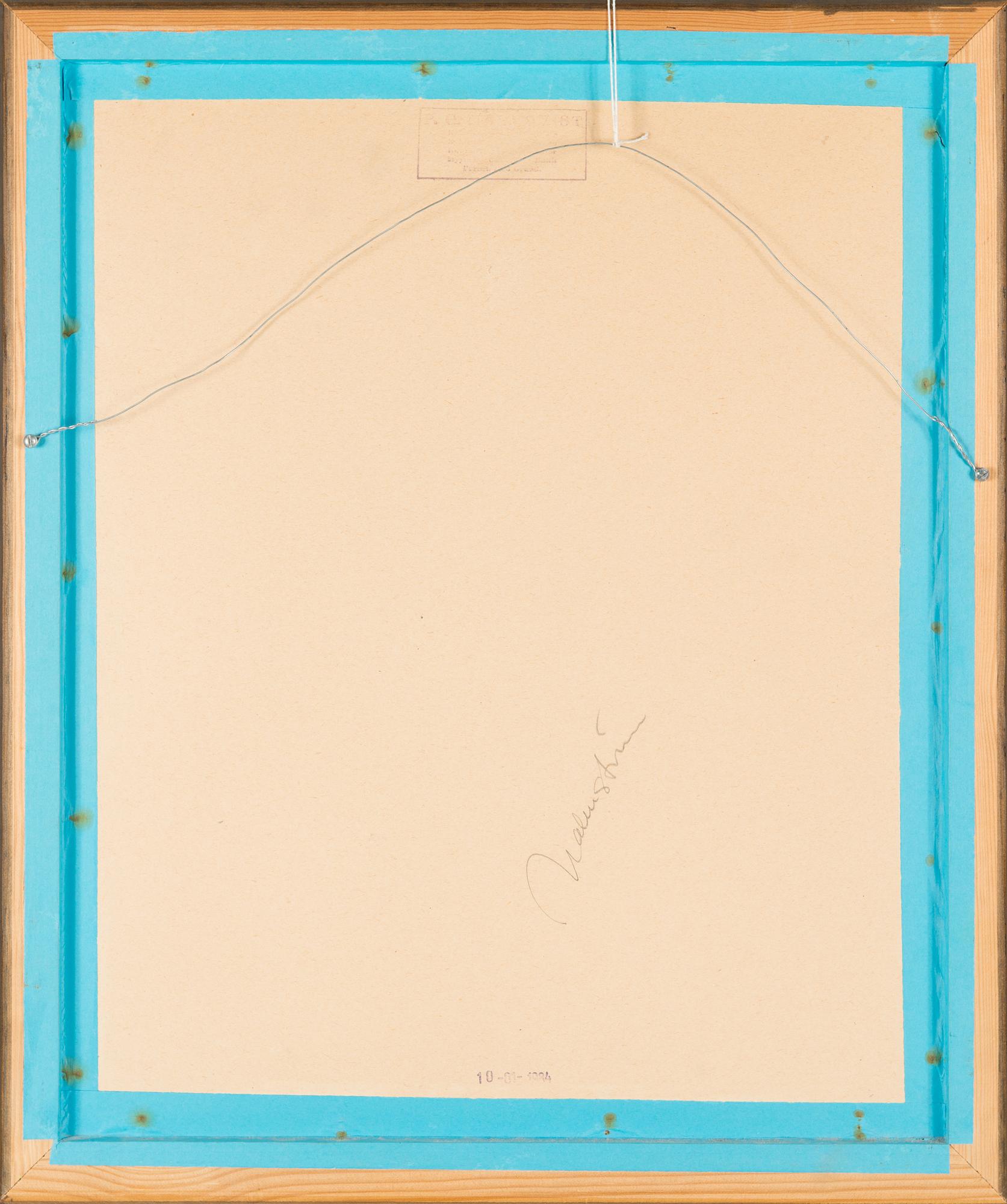 Tyra Malmström, oil on canvas laid on board, signed.