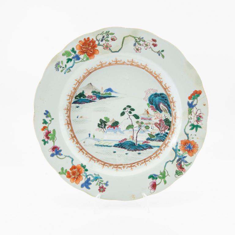 Bowl Dish China Qianlong (1736-95) porcelain.