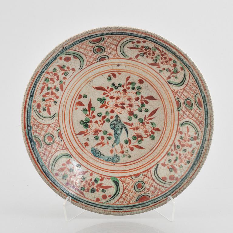 A Swatow dish, Ming dynasty (1368-1644).