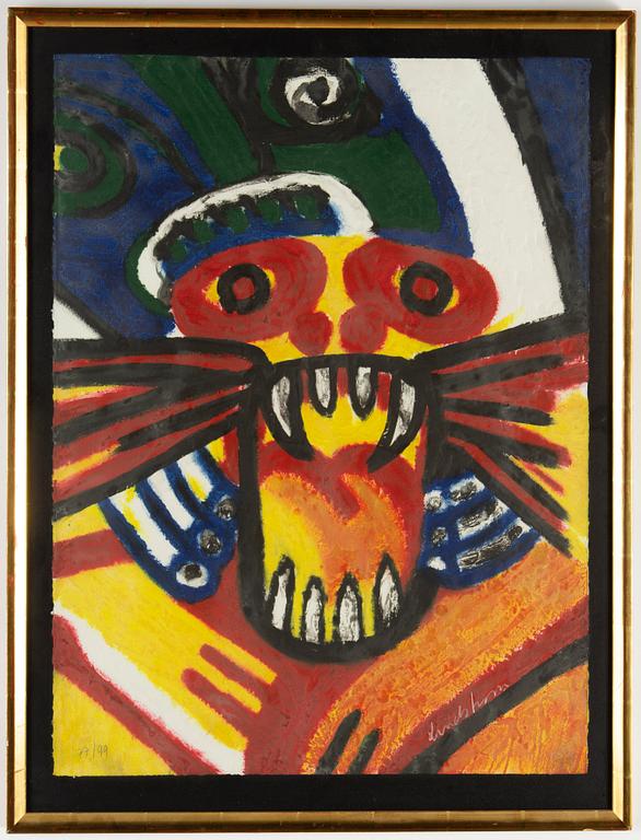 Bengt Lindström, carborundum etching, signed and numbured 77/99.