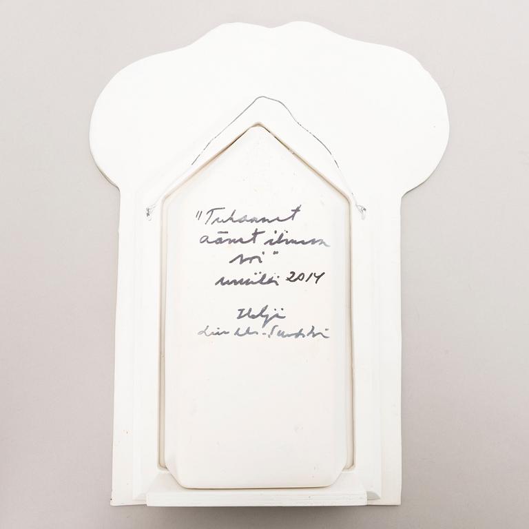 HELJÄ LIUKKO-SUNDSTRÖM, unik lampett, signerad Heljä Liukko-Sundström 2014.