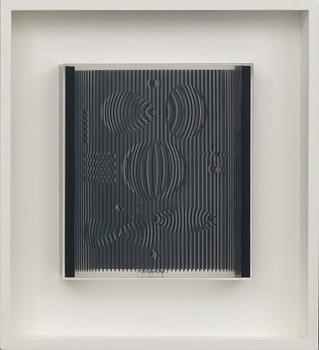 VICTOR VASARELY, serigraphe on plexi, signed.
