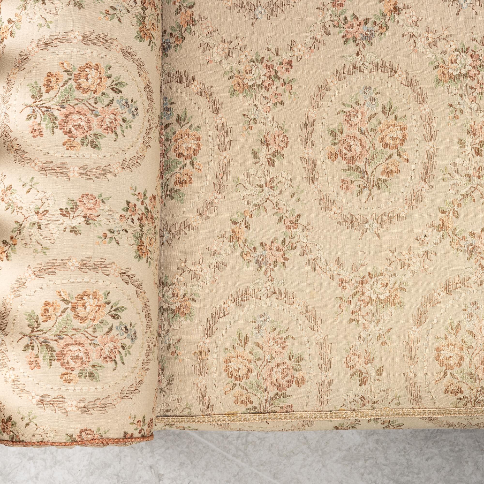 Soffa, sengustaviansk, 1700-talets slut.