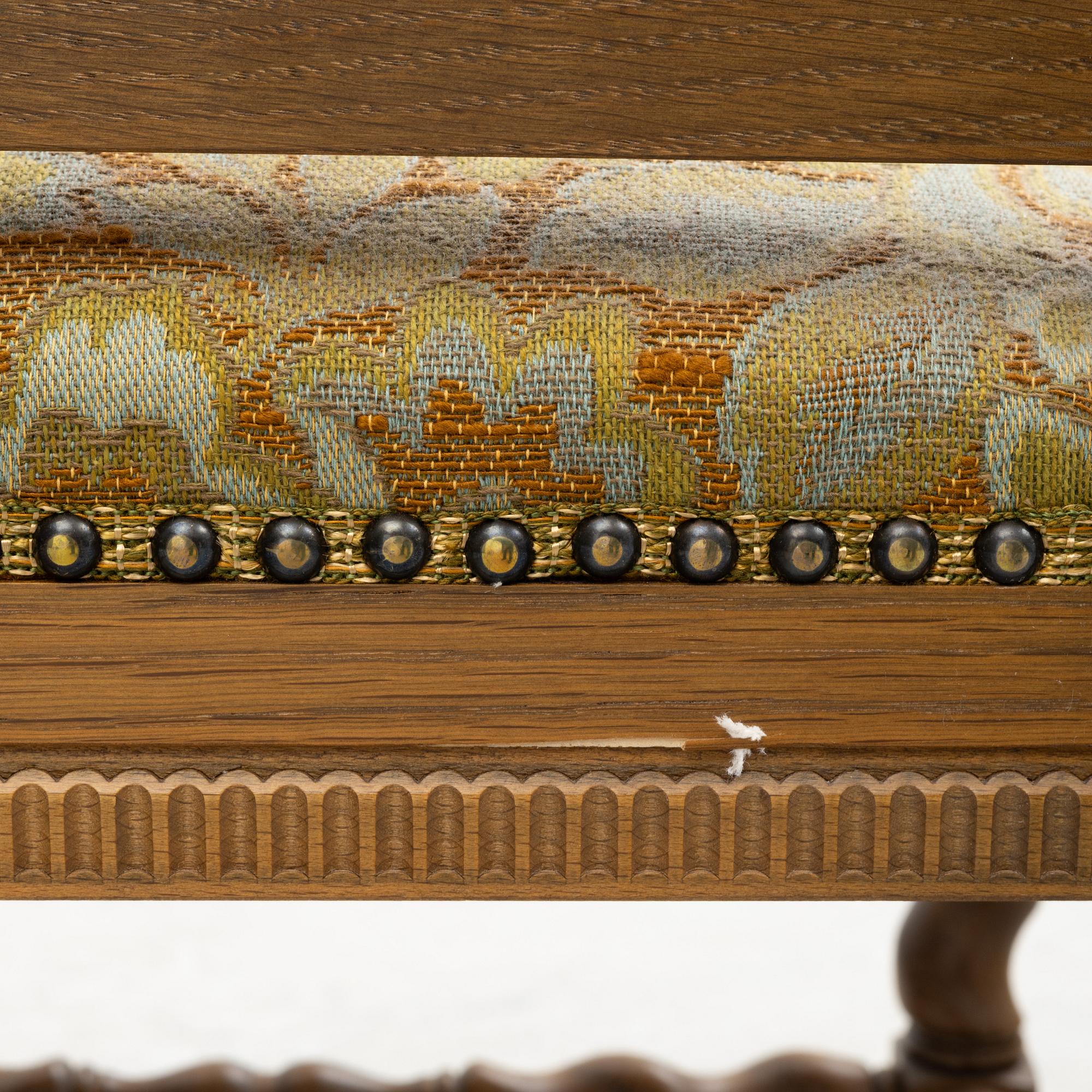 Three Baroque style chairs, 20th century, Alsterbo,.