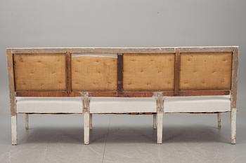SOFFA, sengustaviansk, omkring 1800.
