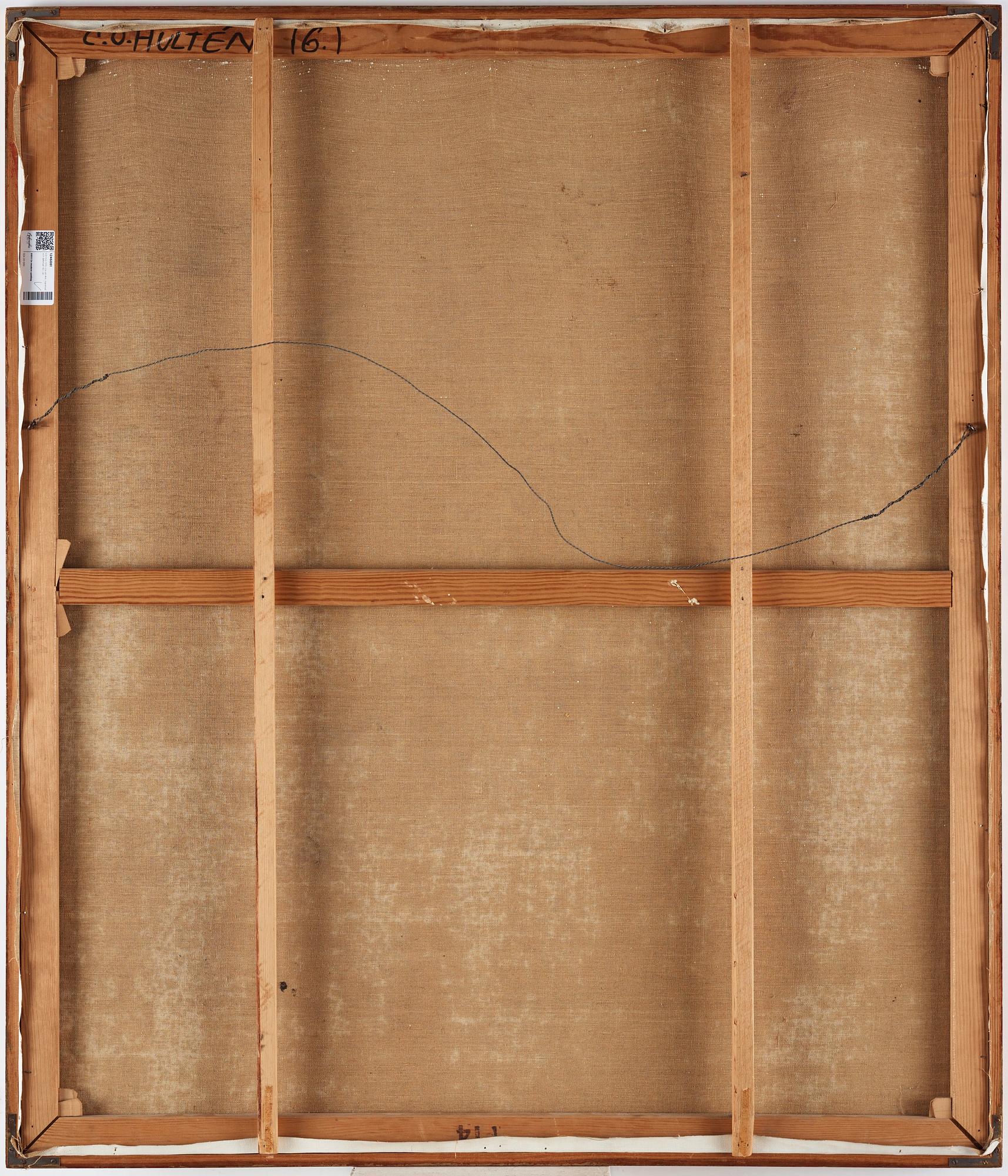 CO HULTÉN, oil on canvas, signed and dated -62.