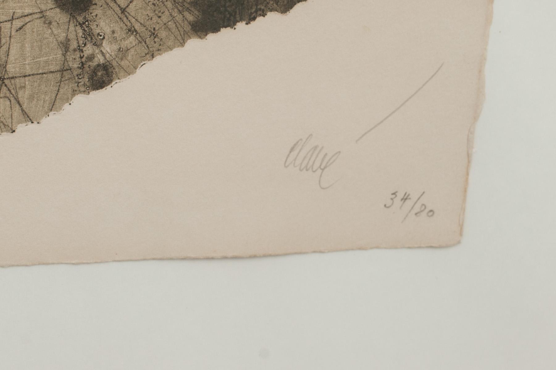 ANTONI CLAVÉ, carborundumetsning, signerad och numrerad 34/80.
