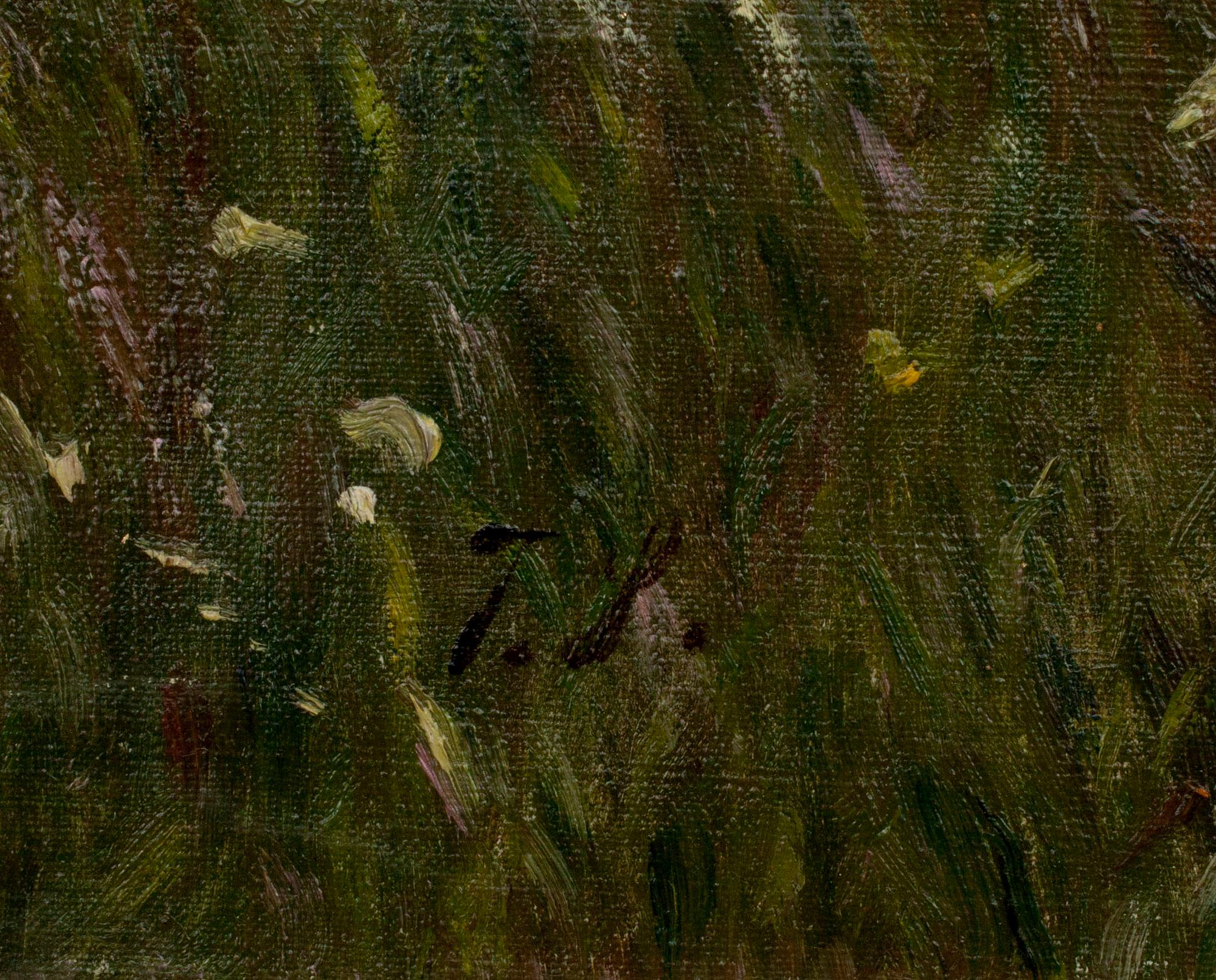 OKÄND MÄSTARE (FINLAND) , olja på duk, signerad T.S.