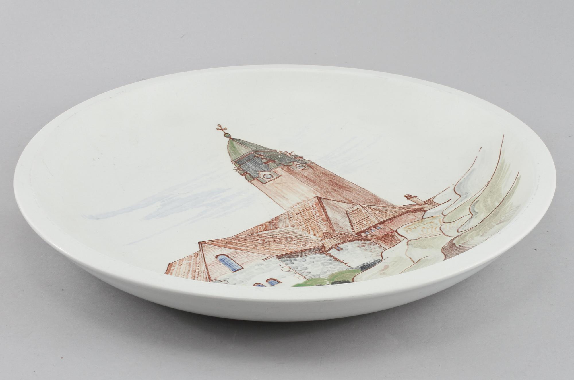 FAT, stengods, Oskar Dahl, Rörstrand, numrerad 166, omkring 1900-talets mitt.