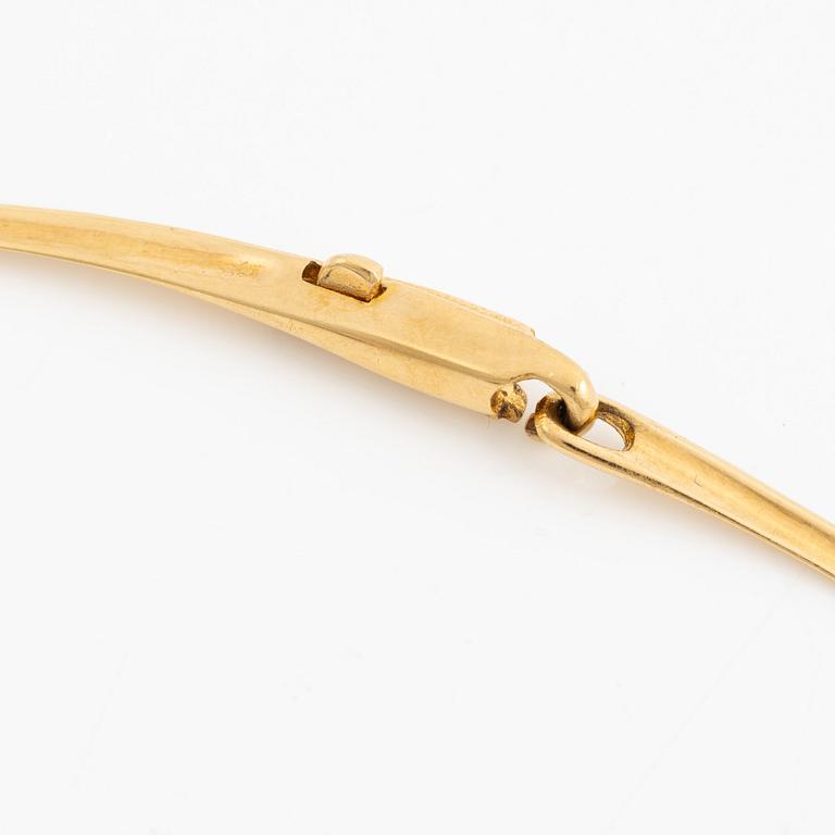 Lapponia, necklace 18K gold, Finland 1981. Design likely by Björn Weckström.