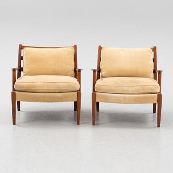 Arne Norell, a pair of 'Löven' lounge chairs from Norell Möbler.
