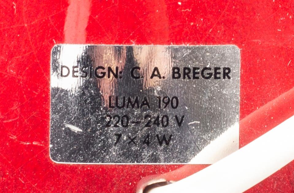 ADVENTSSLJUSSTAKAR, ett par,  design C.A Breger för Luma.