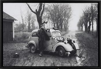 Carl Johan De Geer, photo sublimation signed and dated 1958-2007. Numbered 1/3.