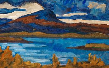 301. Helmer Osslund, "Marsfjällen", scene from the south of Lappland in the north of Sweden.