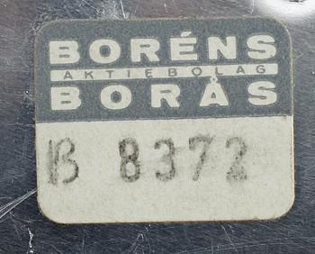 BORDSLAMPOR, 1 par, mässing, Boréns, 1960-/70-tal.