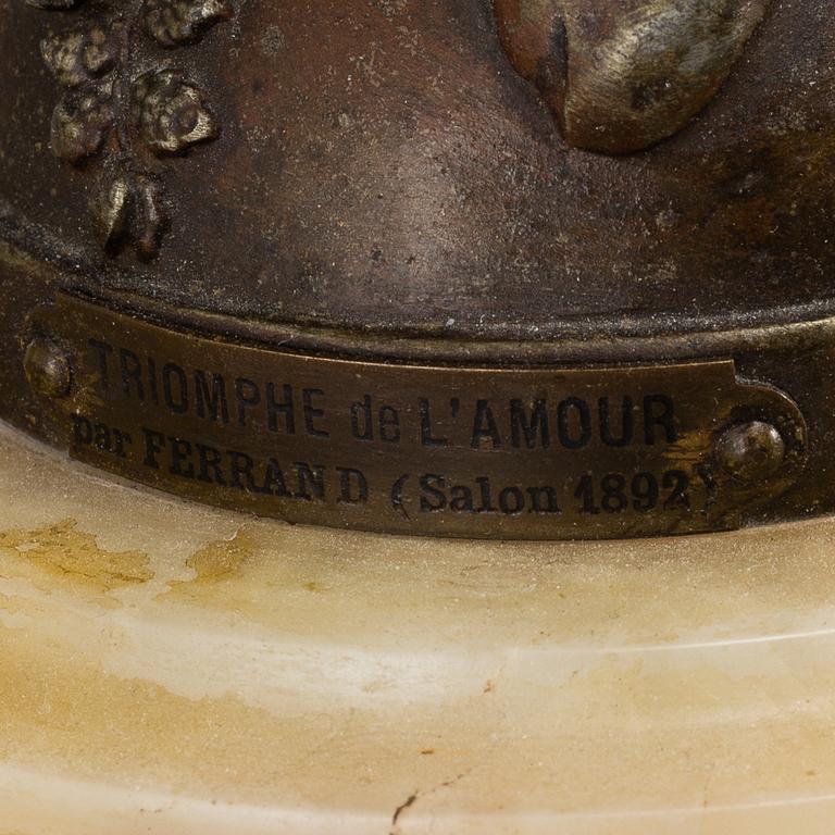 A French pendulum clock, ca 1900.