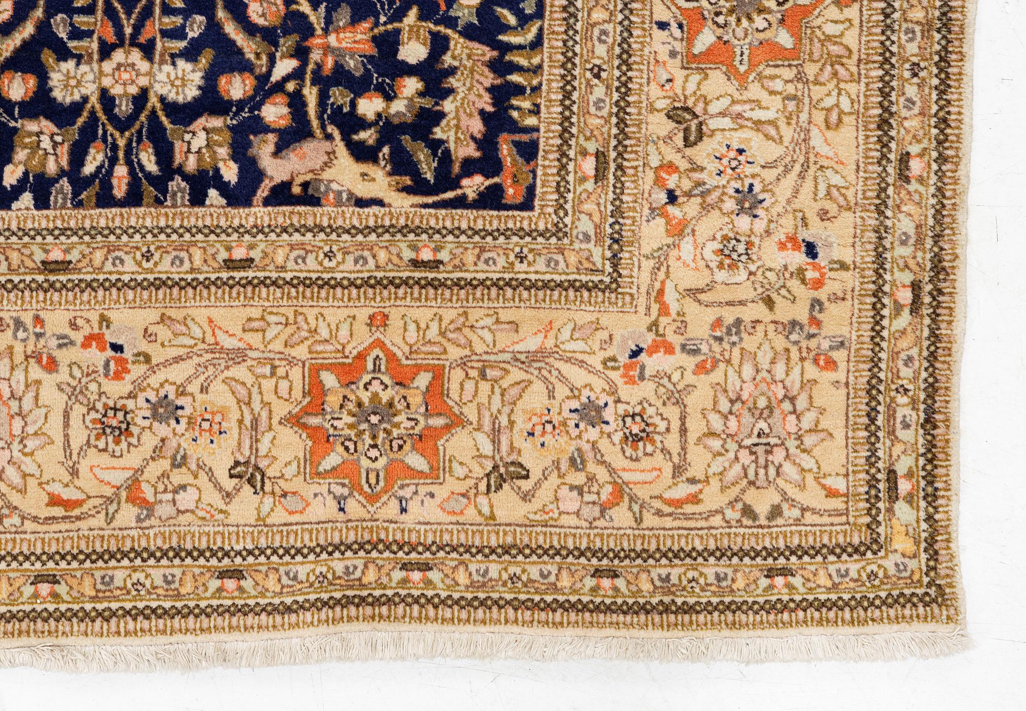 Rug, Tabatabaei/Tabriz, semi-antique, approximately 361 x 288 cm.