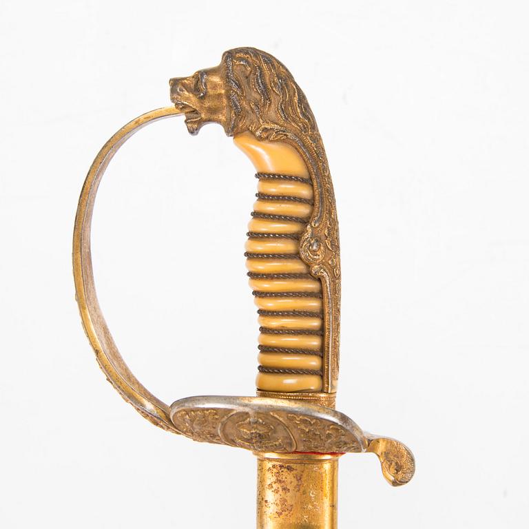 A naval officer Sabre, M1890, Germany.