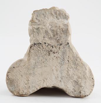 A Swedish Baroque 1630/40's sandstone bust.