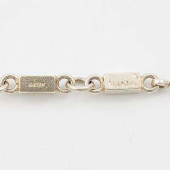 Wiwen Nilsson, necklace, ring and stick chain, sterling silver.