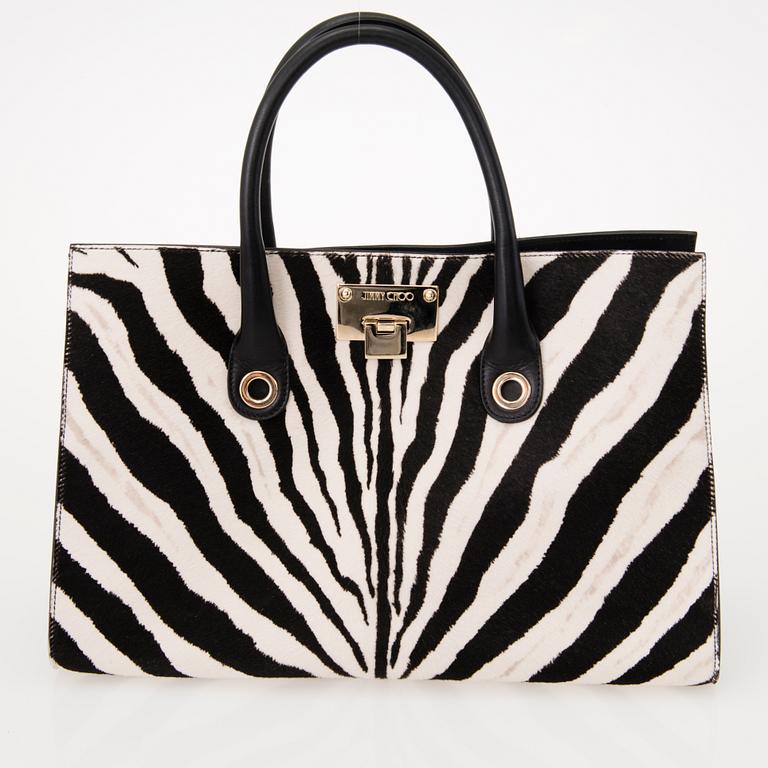 JIMMY CHOO Zebra Shopper.