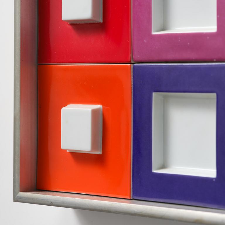 Victor Vasarely, a relief, Rosenthal Studio Linie, Germany.