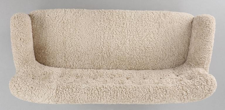Fritz Hansen, a sofa model "1669", Denmark, 1940s.