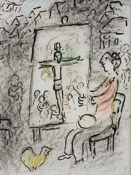 Marc Chagall, "L'artiste et l'ange".