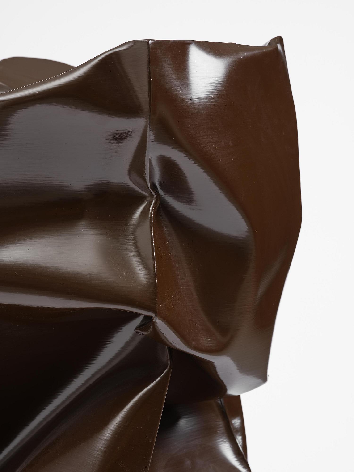 Angela de la Cruz, "Standing Box Large (Brown)".