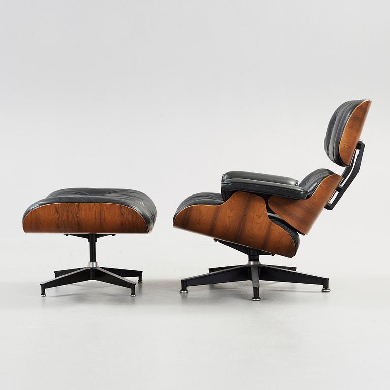 A Charles & Ray Eames 'Lounge chair with ottoman",