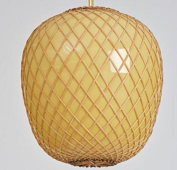 Swedish Modern, a pair of ceiling lamps, 1940s.