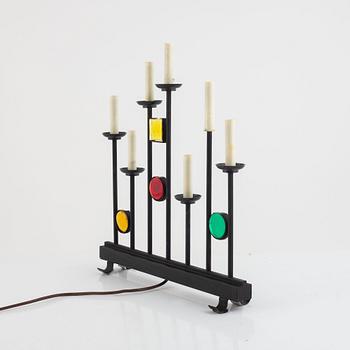 An advent candle holder, "Fantasi", Osram, 1960s.