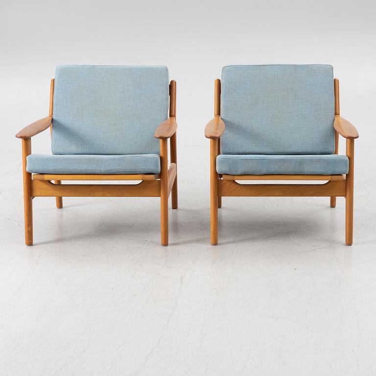 Poul Volther, a pair of armchairs, Gemla, mid-20th century.