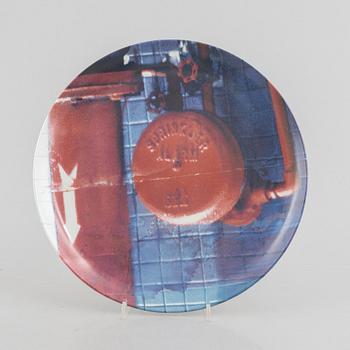 Robert Rauschenberg, tallrikar, 5 st, exclusive edition för Guggenheim Museum, USA, 1997.