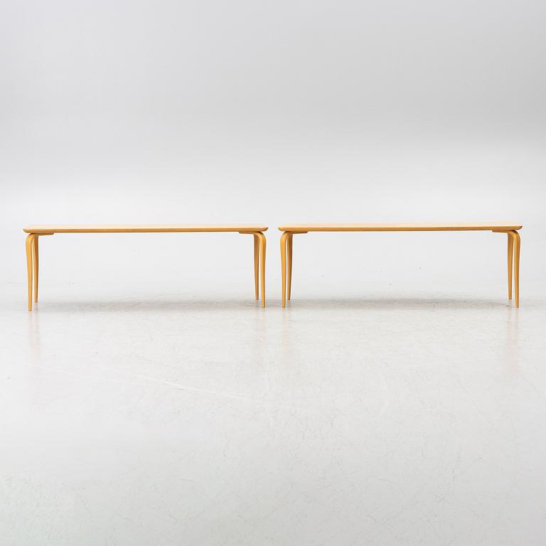 Bruno Mathsson, two 'Annika' tables, Bruno Mathsson International, Värnamo, Sweden.