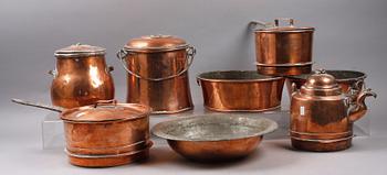 PARTI KOPPAR, 8 st , 1800-tal.