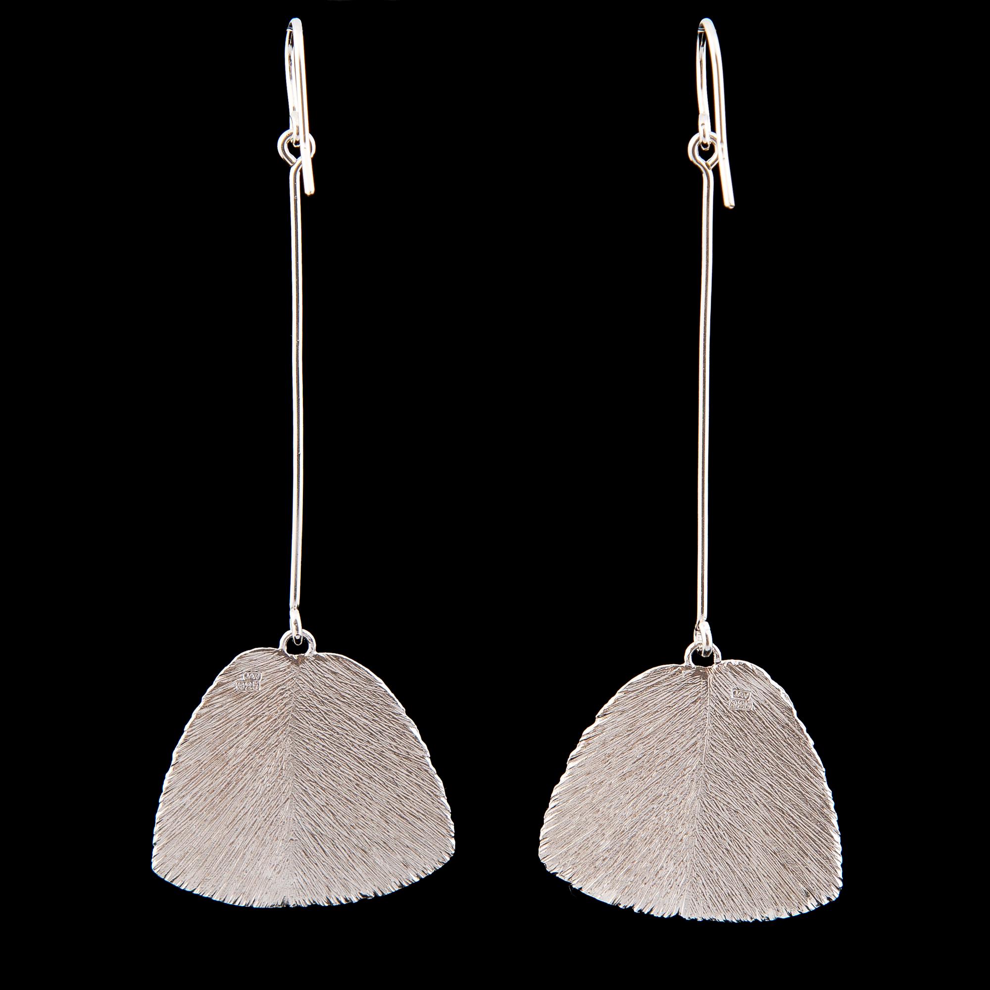 JAANA JUNKKAALA, NECKLACE and EARRINGS, "Serenity", silver. 2018.