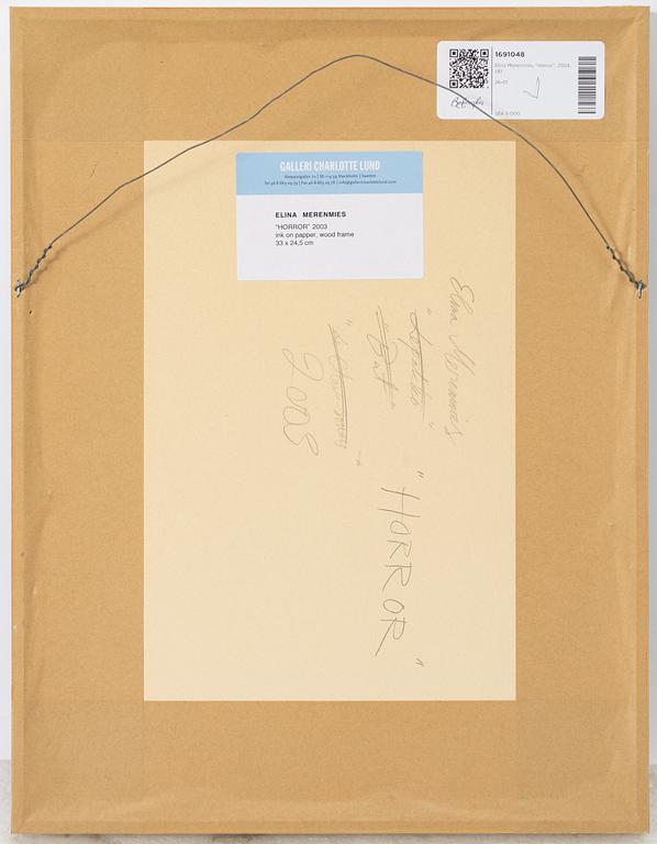 Elina Merenmies, "Horror".